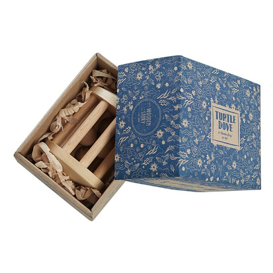 Houten Rammelaar Turtle Dove, Wooden Story