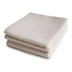 Mushie, Hydrofiele Doeken, (3-Pack), Fog