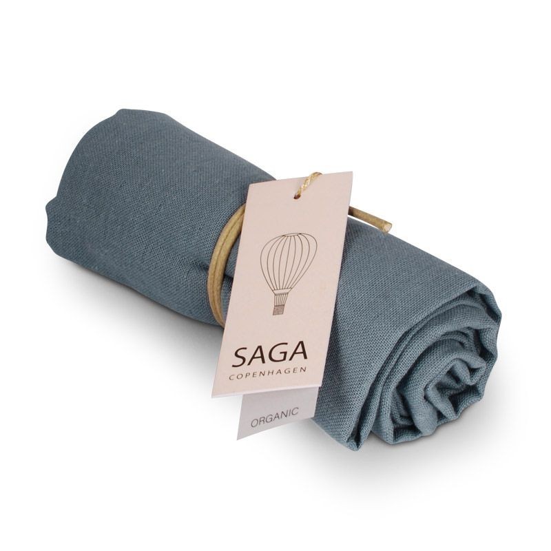 saga biologische hydrofiele doeken Moonlight Blue