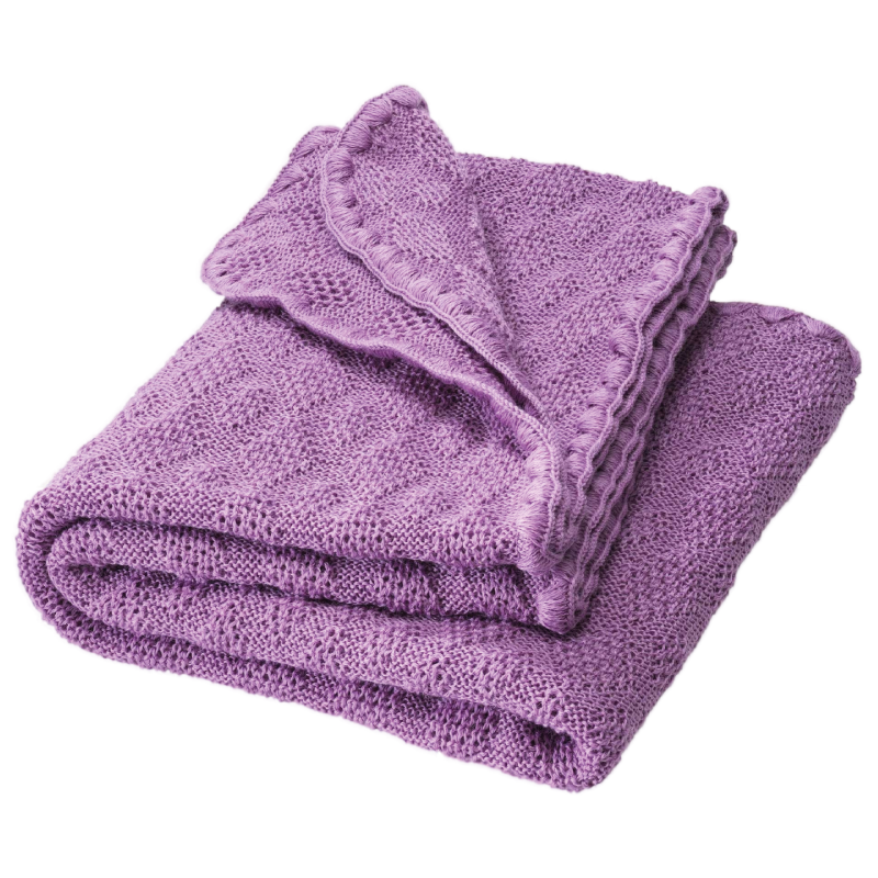 Disana wollen deken in de kleur Lila