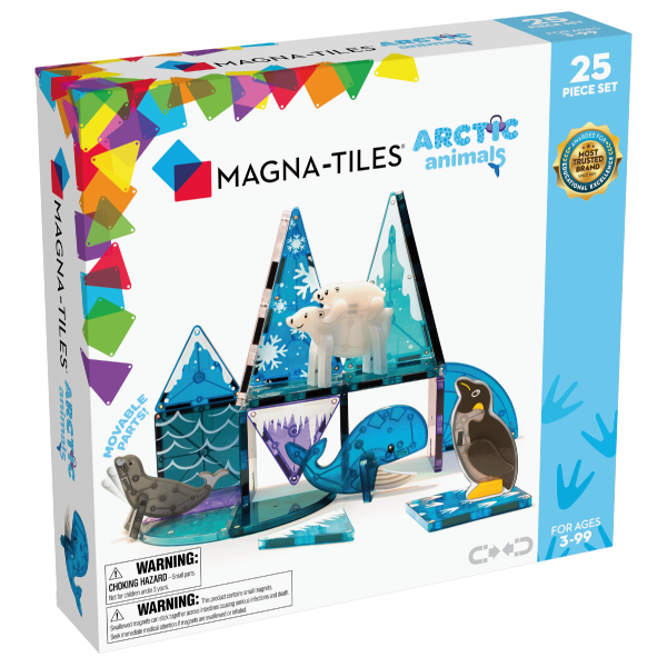 Magna-Tiles---25-stuks---Arctic-Animals---Magnetisch-Speelgoed