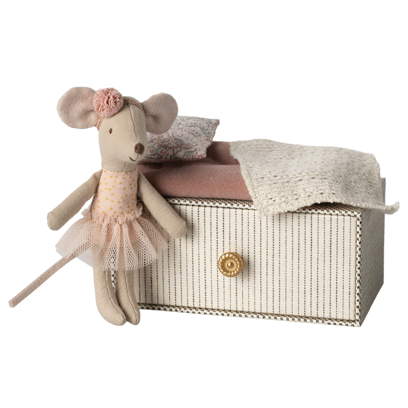 Maileg Kleine zus Muis Ballerina in doosje 11 cm