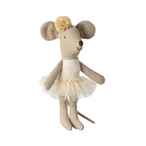 Maileg - Ballerina muis kleine zus - off white 11 cm
