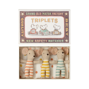 Maileg - Drieling baby muisjes in luciferdoosje - 8 cm