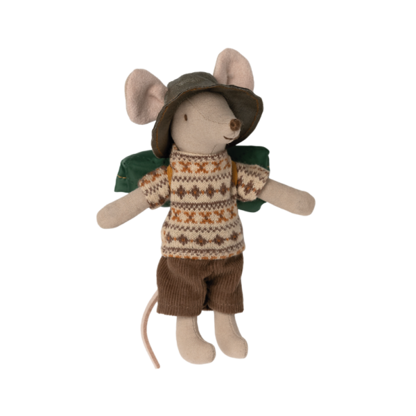 Maileg-Hiker-Muis-Big-Brother-Grote-Broer-13cm Maileg Hiker Muis Big Brother Grote Broer 13cm