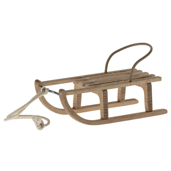 Maileg - Houten slee voor de muizenfamilie