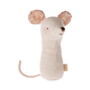 Maileg - Rammelaar lullaby friends - muis nature 15 cm